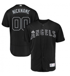 Men Women Youth Toddler All Size Los Angeles Angels Majestic 2019 Players Weekend Flex Base Authentic Roster Custom Black Jersey