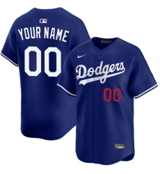 Men Women Youth Los Angeles Dodgers Blue Custom Stitched Jersey