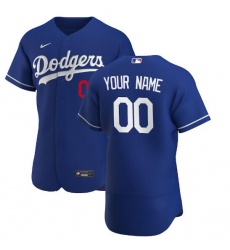 Men Women Youth Toddler All Size Los Angeles Dodgers Blue Flex Base Custom Jersey