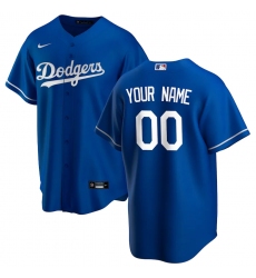 Men Women Youth Toddler Los Angeles Dodgers Blue Custom Royal Cool Base Stitched Jersey