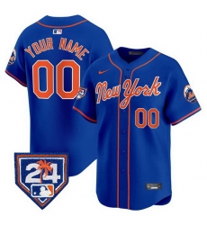 Men Women Youth New York Mets Active Player Custom Royal 2024 Spring Training Vapor Premier Limited Stitched Baseball Jersey Men Women Youth New York Mets Active Player Custom Royal 2024 Spring Training Vapor Premier Limited Stitched Baseball Jersey