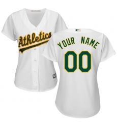 Men Women Youth All Size Oakland Athletics white custom Cool Base Jersey