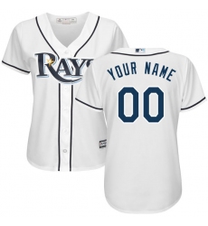 Men Women Youth All Size Tampa Bay Rays Custom Cool Base Jersey White