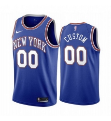 Men Women Youth Toddler All Size New York Knicks Custom Navy 2019 20 Statement Edition NBA Jersey