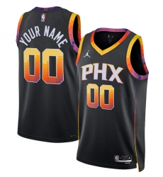 Men Women Youth Phoenix Suns Active Player Custom 2022 23 Black Statement Edition Swingman Stitched Jersey