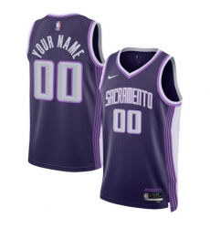 Sacramento Kings Nike Unisex 2025 2026 City Edition Swingman Custom Jersey Purple
