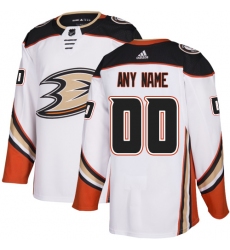 Men Women Youth Toddler Youth White Jersey - Customized Adidas Anaheim Ducks Away