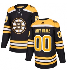 Men Women Youth Toddler Black Jersey - Customized Adidas Boston Bruins Home