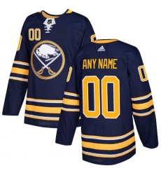 Men Women Youth Toddler Navy Blue Jersey - Customized Adidas Buffalo Sabres Home