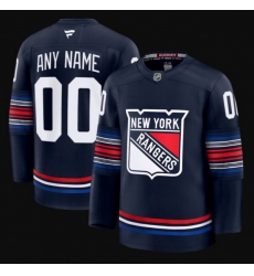 Men Women Youth New York Rangers Fanatics Alternate Premium Custom Jersey Navy