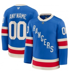 Men Women Youth New York Rangers Fanatics Blue Centennial Premium Custom Jersey