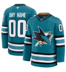Men Women Youth San Jose Sharks Fanatics Home Premium Custom Jersey Teal Men Women Youth San Jose Sharks Fanatics Home Premium Custom Jersey Teal