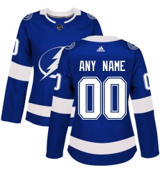 Men Women Youth Toddler Royal Blue Jersey - Customized Adidas Tampa Bay Lightning Home  II