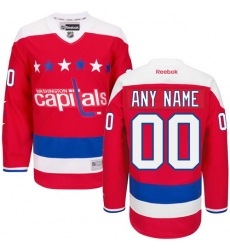 Men Women Youth Toddler Red Jersey - Customized Reebok Washington Capitals Third