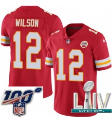 2020 Super Bowl LIV Men Nike Kansas City Chiefs #12 Albert Wilson Red Team Color Vapor Untouchable Limited Player NFL Jersey