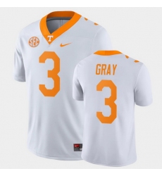 Men Tennessee Volunteers Eric Gray Game White College Football Jersey