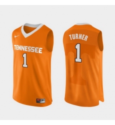 Men Tennessee Volunteers Lamonte Turner Orange Authentic Performace College Basketball Jersey