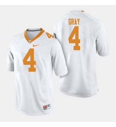 Men Tennessee Volunteers Maleik Gray College Football White Jersey