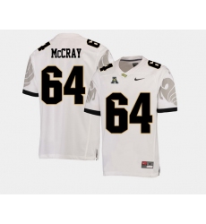 Men Ucf Knights Justin Mccray White College Football Aac Jersey