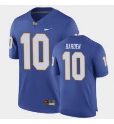 Men Pitt Panthers Jaylon Barden Game Royal Football Jersey