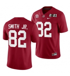 Alabama Crimson Tide Irv Smith Jr. Crimson 2021 Rose Bowl Champions College Football Playoff College Football Playoff Jersey