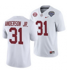 Alabama Crimson Tide Will Anderson Jr. White 2021 Cotton Bowl College Football Playoff Jersey