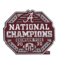 2020 College National Champions Alabama Crimson Tide Football Patch Biaog
