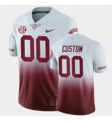 Men Women Youth Toddler Alabama Crimson Tide Custom College Football Gradient Color Crash Jersey