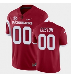 Men Women Youth Toddler Arkansas Razorbacks Custom College Football Cardinal Playoff Game Jersey