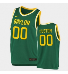 Men Women Youth Toddler Baylor Bears Custom Replica Green College Basketball 2020 21 Jersey