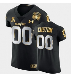 Men Women Youth Toddler Cincinnati Bearcats Custom 2021 Peach Bowl Black Golden Edition Jersey