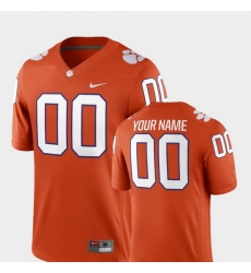 Men Women Youth Toddler Clemson Tigers Custom 00 Orange College Football 2018 Game Jersey