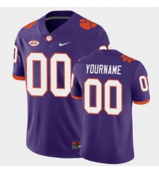 Men Women Youth Toddler Clemson Tigers Custom College Football Purple Playoff Game Jersey