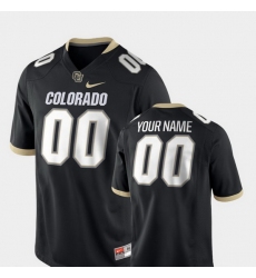 Men Women Youth Toddler Colorado Buffaloes Custom 00 Black College Football 2018 Game Jersey
