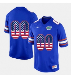 Men Women Youth Toddler Custom Royal Blue Florida Gators Us Flag Fashion Jersey