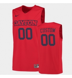Men Women Youth Toddler Dayton Flyers Custom College Basketball Red Jersey