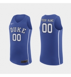 Men Women Youth Toddler Duke Blue Devils Custom Royal Authentic College Basketball Jersey