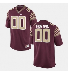 Men Women Youth Toddler Florida State Seminoles Custom College Football Crimson Jersey