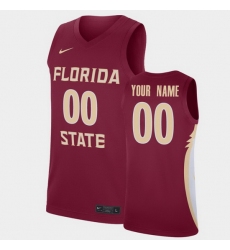 Men Women Youth Toddler Florida State Seminoles Custom Replica Garnet College Basketball Jersey
