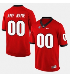 Men Women Youth Toddler Georgia Bulldogs Custom College Limited Football Red Jersey