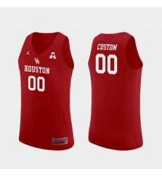Men Women Youth Toddler Houston Cougars Custom Red Replica College Basketball Jersey