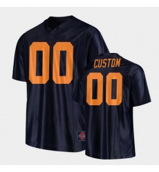 Men Women Youth Toddler Illinois Fighting Illini Custom Replica Football Black Jersey