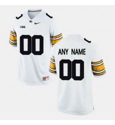 Men Women Youth Toddler Iowa Hawkeyes Custom College Limited Football White Jersey