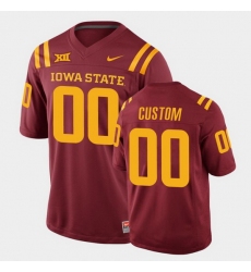 Men Women Youth Toddler Iowa State Cyclones Custom College Football Cardinal Replica Jersey