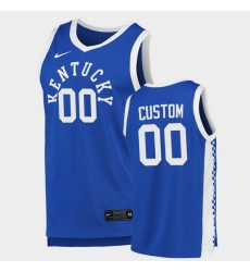 Men Women Youth Toddler Kentucky Wildcats Custom College Basketball Blue Jersey