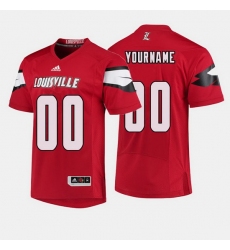 Men Women Youth Toddler Louisville Cardinals Custom College Football Red Jersey