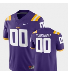 Men Women Youth Toddler Lsu Tigers Custom 00 Purple College Football 2018 Game Jersey