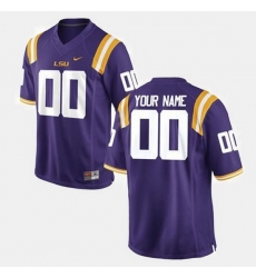 Men Women Youth Toddler Lsu Tigers Custom College Football Purple Jersey