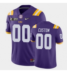 Men Women Youth Toddler Lsu Tigers Custom Game Purple Football Jersey