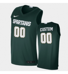 Men Women Youth Toddler Michigan State Spartans Custom Alumni Limited Green College Basketball Jersey